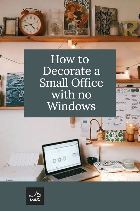 Transform a small, windowless office into a bright and inviting workspace with our decor tips. Learn to use reflective surfaces, artificial lighting, and vibrant colors to counteract the lack of natural light. Our guide emphasizes creative ways to bring in greenery and mirrors to create an illusion of space and light. Perfect for those with limited office space, these ideas will help you create an environment that's both productive and aesthetically pleasing. Small Windowless Office, Office Without Windows, Office With No Windows, Windowless Office, Office Wall Colors, Small Space Decor, Cubicle Design, Small Office Design Interior, Bright Office