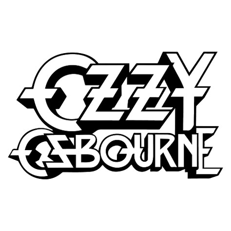 Logos To Draw, Ozzy Osbourne Logo, Punk Bands Logos, Sound Of Metal, Music Logos, I'm Coming Home, Metal Band Logos, Rock Poster Art, Rock Band Logos