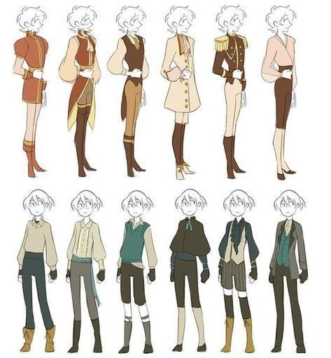 Clothes Reference, Clothing Design Sketches, Fashion Drawing Dresses, Cooler Look, Guy Drawing, Fashion Design Drawings, Drawing Clothes, Different Outfits, Fantasy Clothing