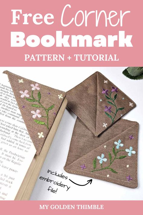 Bible Corner Bookmarks, Free Corner Bookmark Template, Machine Embroidered Bookmarks, Handmade Corner Bookmarks, Diy Felt Bookmarks Free Pattern, Magnetic Book Marks Diy, Corner Book Marks How To Make, Cross Stitch Corner Bookmarks, Quilted Bookmarks Free Pattern