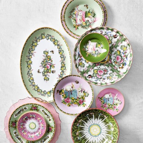 Famille Rose Mixed Salad Plates | Williams Sonoma Dinner Decoration, Williams Sonoma Home, China Patterns, Plates Set, Chinese Porcelain, Williams Sonoma, Vintage China, Elegant Table, Salad Plates