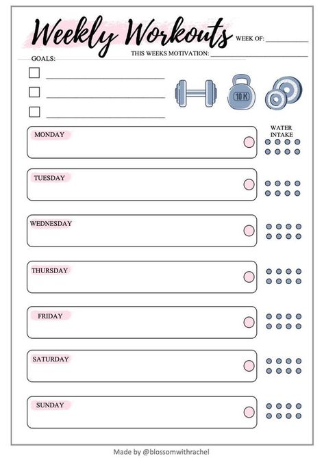 Organize Journal, Workout Log Printable, Gym Planner, Fitness Journal Printable, Fitness Planner Free, Fitness Tracker Printable, Workout Template, Printable Workout, Gym Workout Planner