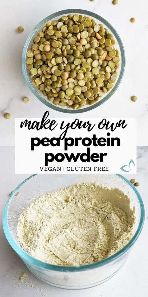 Make Your Own Protein Powder, Home Made Protein Powder, Diy Protein Powder, Homemade Protein Powder, Resep Smoothie, Pea Protein Powder, Protein Powder Recipes, Vegan Protein Powder, High Protein Vegan