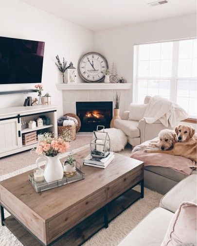 Small Living Room Layout With Corner Fireplace, Rustic Cozy Living Rooms, Farmhouse Chimney, Living Remodel, Corner Fireplace Decor, Corner Fireplaces, Corner Fireplace Living Room, Living Room Corner, Perfect Living Room