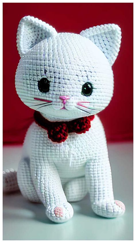 Crotchet Patterns Cat Free, Crochet Cat Doorstop Free Pattern, Realistic Cat Crochet Pattern, Giant Cat Crochet Pattern, Christmas Cat Crochet Pattern, Crochet Amigurumi Free Patterns Animals Kitty Cats, Crochet Black Cat Pattern Free Amigurumi, Black Cat Crochet Pattern Free, Animal Knitting Patterns Free