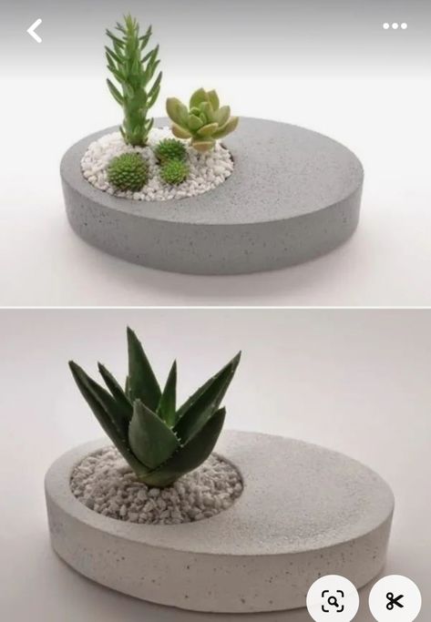 Cement Pots Diy, Vasos Vintage, Diy Concrete Planters, Cement Diy, Concrete Diy Projects, Cement Art, Cement Pots, Concrete Crafts, Craft Room Decor