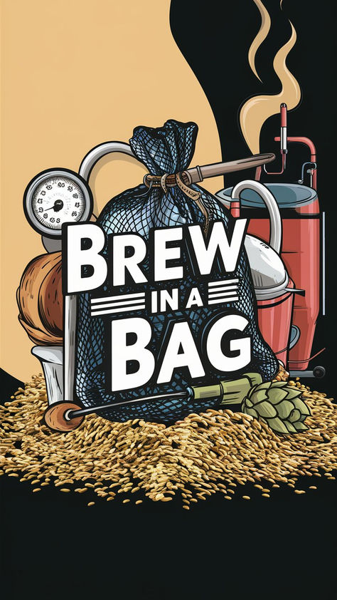 Brew In A Bag, Beer Brewing Recipes, All Grain Brewing, Brewing Recipes, Brewing Beer, Home Brewing Beer, Brewing Process, Beer Recipes, Beer Brewing