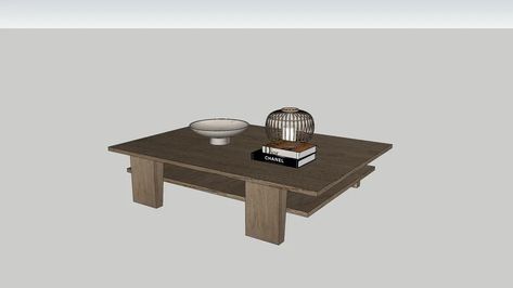 COFFEE TABLE RH | 3D Warehouse Coffee Table 3d Warehouse, Minimal Dining Table, Wood Coffe Table, Coffee Shop Tables, Table Sketch, Modern Square Coffee Table, Ikea Coffee Table, Round Center Table, Scandinavian Coffee Table