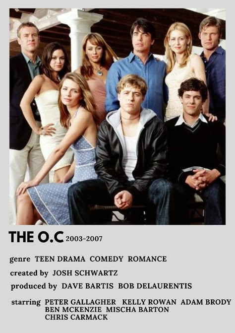 The Oc Tv Show Poster, The O.c Poster, The Oc Polaroid Poster, The Oc Poster, Star Fox Tv Show, The Oc Show, Marissa And Ryan, Oc Tv Show, The Oc Tv Show