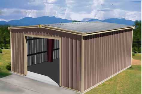 How Much Does a 24x24 Steel Building Cost? | Sunward Steel Buildings Farm Storage Buildings, Terrace Plan, Metal Building Houses, Metal Building Prices, Steel Garage Buildings, Modern Carport, Metal Garage Buildings, Hay Storage, Metal Shop Building