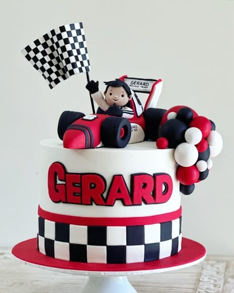 Two Fast Two Curious Cake Ideas, Racing Car Theme Cake, First Birthday Race Car Cake, 2 Fast Cake Ideas, Racing Cakes For Boys, Fast One Smash Cake, Racing Car Cake For Boys, Race Car Cakes For Boys, Race Car Smash Cake