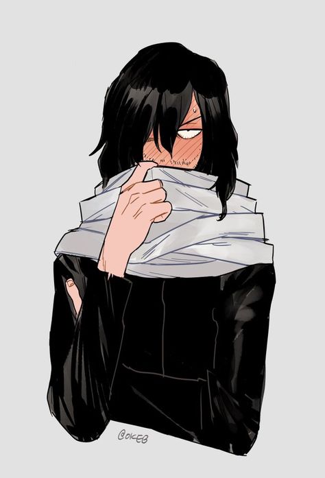 Aizawa Fanart, Blushing Face, Bad Pic, My Hero Academia Eraserhead, Shouta Aizawa, Boku No Academia, Aizawa Shouta, My Hero Academia Memes, Cuteness Overload