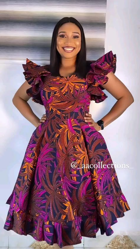 Classy Short Dresses, Ankara Short Gown Styles, African Attire Dresses, African Fabric Dress, Routine Skin, Long African Dresses, African Print Dress Ankara, Best African Dresses, Short African Dresses