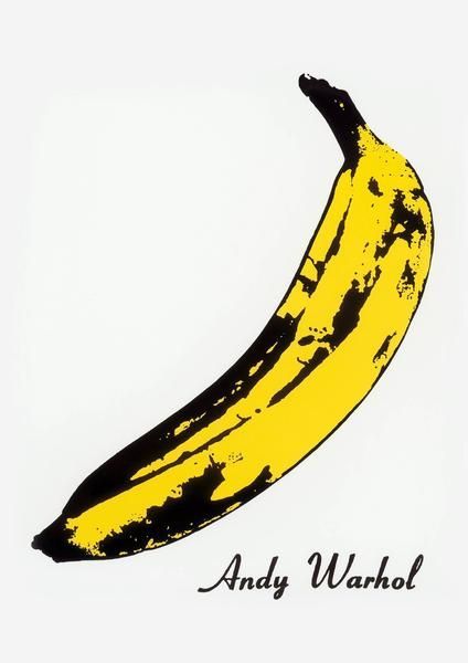 Andy Warhol Velvet Underground, Andy Warhol Pop Art Paintings, Velvet Underground Poster, Banana Poster, Warhol Banana, Andy Warhol Artwork, Andy Warhol Banana, Famous Pop Art, A3 Picture Frame