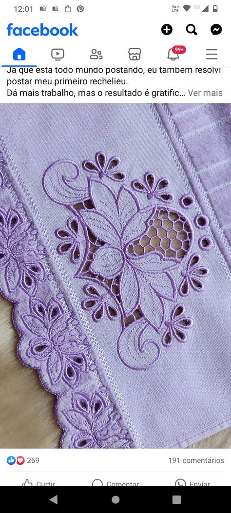 Embroidery Fashion Detail, Birds Embroidery Designs, Bead Embroidery Tutorial, Cutwork Embroidery, Hand Embroidery Patterns Flowers, Floral Embroidery Patterns, Geometric Embroidery, Hand Embroidery Videos, Embroidery Stitches Tutorial