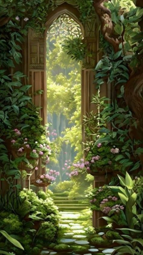 Ethereal Garden, Baba Jaga, Dreamy Artwork, Images Design, Funny Disney, World Of Wonder, Earth Nature, Magical Garden, Fantasy House