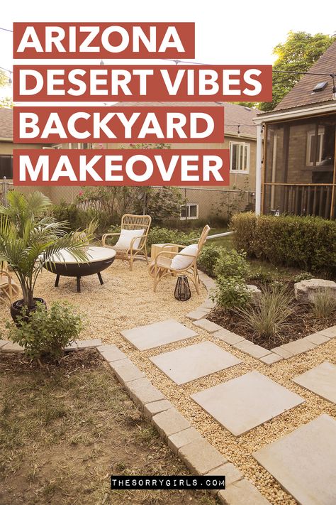 Dry Backyard Design, Easy Desert Backyard Ideas On A Budget, Simple Desert Backyard Ideas, Desert Theme Backyard, Desert Lawn Landscaping Ideas, All Rock Backyard Ideas, Small Backyard Ideas Desert, Xeriscape Backyard Arizona, Desert Backyard Landscaping Ideas