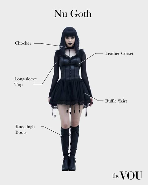 Goth Types, Traditional Goth, Goth Outfit Ideas, Hippie Goth, Goth Subculture, Goth Outfit, Gothic Looks, Pastel Goth Fashion