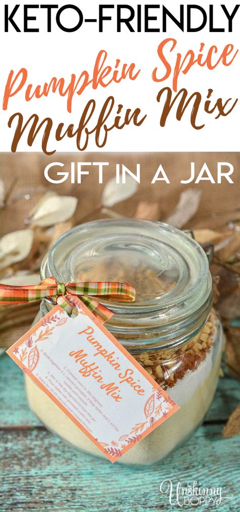 Muffin Mix In A Jar, Food Gifts In A Jar, Pumpkin Pancake Mix, Christmas Gifts In A Jar, Pumpkin Pie Muffins, Pumpkin Bread Mix, Pumpkin Spice Gift, Jar Mixes, Cookies In A Jar