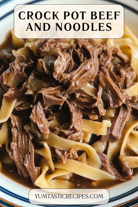 Get ready for a cozy dinner with this easy Crock Pot beef and noodles recipe! Packed with rich flavors and tender textures, it’s perfect for feeding a hungry family or enjoying leftovers. Try it tonight for a no-fuss, satisfying meal.

#FamilyDinners #CrockPotCooking #BeefLovers #NoodleRecipes #SlowCookerFavorites Roast With Egg Noodles, Roast And Noodles Crockpot, Beef Stroganoff Soup Crockpot, Chuck Roast Beef And Noodles Instant Pot, Crockpot Recipes Beef And Noodles, Crockpot Beef And Noodles With Roast, Crockpot Beef And Egg Noodles, Beef And Egg Noodle Recipes Crock Pot, Beef Tip And Noodles Crock Pot