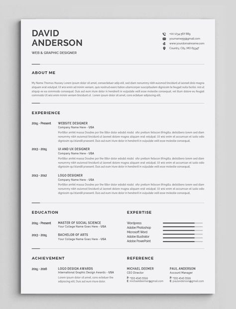 teaching resume Minimal Cv, Indesign Resume Template, Cv Layout, Cv Original, Minimal Resume Template, Cv Ideas, Cv Inspiration, Minimalist Resume Template, Modern Cv Template