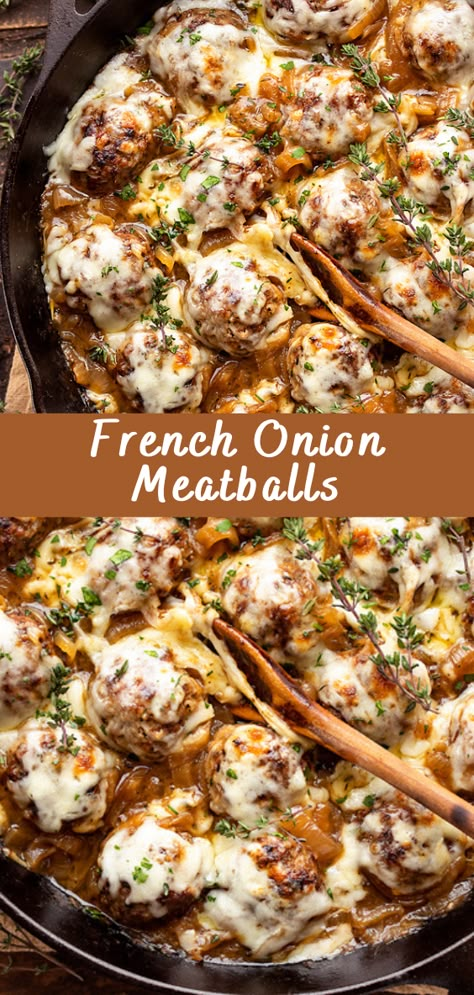 French Onion Meatballs Introduction: When it comes to classic comfort food, French onion soup holds a special place in many hearts. Its rich, savory broth and caramelized onions are a culinary masterpiece. But what if we told you that you could enjoy all the flavors of French onion soup in the form of succulent meatballs? […] The post French Onion Meatballs appeared first on <a rel="nofollow" href="h... French Onion Meatball Skillet, French Onion Filet Mignon, French Onion Meatballs With Orzo, Campbell French Onion Soup Recipe, Meatball French Onion Soup, Things To Do With Meatballs Dinners, French Onion Burgers Recipes, French Onion Soup With Meatballs, Recipes Using French Onion Dip