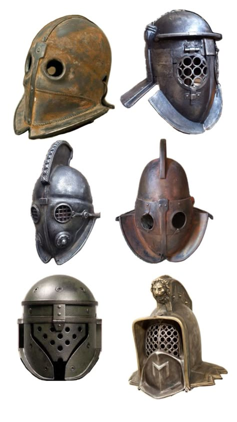 Unique Helmet Design, Post Apocalyptic Helmet, Medieval Helmet Design, Achilles Helmet, Sallet Helmet, Fantasy Helmet, Armour Fashion, Metal Helmet, Helmets Design