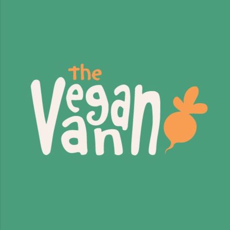 The Vegan van logo by Sofie Designs on Dribbble. Fun, trendy and bright logo. #logo #playful #vegan #food #brand #branding #logo #theveganvan #restaurantbranding #foodlogo #restaurantlogo #healthy #fastfood #beet #beetroot Fun Logos Inspiration, Healthy Logo Design, Farm Logo Inspiration, Logo Design Food, Healthy Food Branding, Food Brand Logos, Van Logo, Vegan Logo, Bright Logo