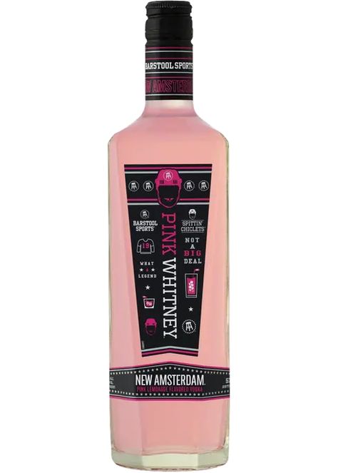 California- The Pink Whitney is New Amsterdam Vodka infused with fresh pink lemonade flavor, creating the perfect balance of sweetness, natural lemon zest, and clean refreshing taste. Pink Whitney Vodka Drinks, New Amsterdam Vodka, Pink Lemonade Vodka, Pink Whitney, Drinks Christmas, Formal Cooler Ideas, Flavoured Gin, Vodka Wine, Bottle Drawing