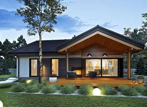 Summer House Design, Affordable House Plans, Small House Design Exterior, Modern Bungalow House, 4 Bedroom House Plans, House Plan Gallery, Bungalow House Plans, Modern Bungalow, Beautiful House Plans