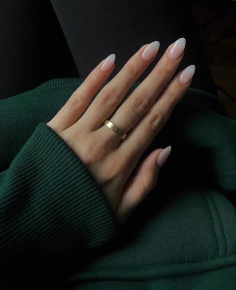 Natural Looking Nails, Unghie Sfumate, Nails Classy, Nagellack Trends, Minimal Nails, Casual Nails, Blush Nails, Classy Acrylic Nails, Soft Nails