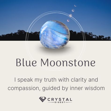 Moonstone crystal affirmations - I speak my truth with clarity and compassion, guided by inner wisdom Moonstone Crystal Meaning, Crystal Affirmations, Moonstone Meaning, Dreams Will Come True, Natural Philosophy, Psychic Protection, Astral Travel, Moonstone Crystal, Crystals Jewelry