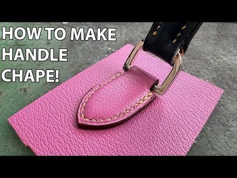 (555) HOW TO MAKE A HANDLE CHAPE - MAKE YOUR OWN HANDLE ATTACHMENT - YouTube Diy Purse Handles, How To Make Purses, Purse Handles, Handbag Handles, Diy Purse, Subscribe To My Channel, Bags Tutorial, Bag Handle, Make Your Own