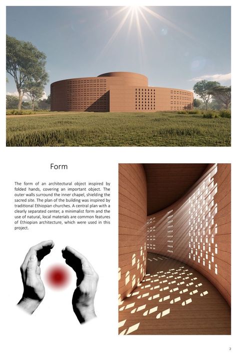 Design Concept Architecture Inspiration, Chapel Architecture, Chapel Design, Conceptual Model Architecture, Architecture Design Presentation, Peace Design, Architectural Concept, Architectural Concepts, Concept Models Architecture