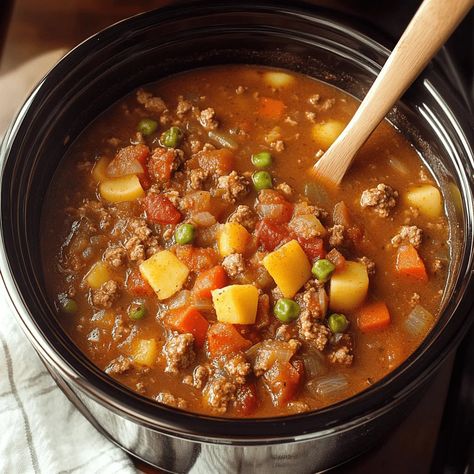 Crock Pot Poor Man’s Stew Instant Pot Poor Man’s Stew, Mulligan Stew Recipe Crock Pot, Poor Man’s Soup, Poormans Soup, Poor Man Stew Stovetop, Poor Man Recipes, Poor Mans Recipes, Mulligan Stew, Poor Mans Stew