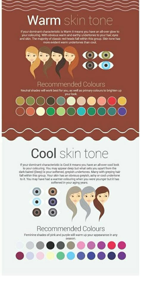 How to understand the warm and cool undertones Fall Hair For Neutral Skin Tone, Hair Color For Cool Neutral Skin Tones, Color Palette For Grey Hair, Neutral Cool Skin Tone Hair Colors, Best Hair Color For Cool Undertones, Neutral Skin Tone Color Palette, What Are My Colors, What Colors Look Good On Me, Warm Skin Tone Colors