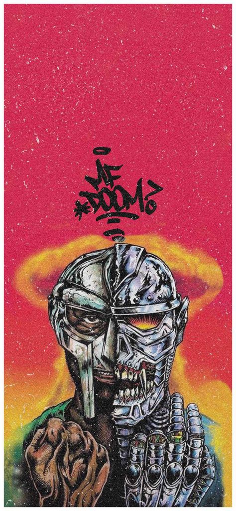 Mf Doom Wallpaper, Hip Hop Artwork, Hip Hop Poster, Rapper Art, Mf Doom, Rap Wallpaper, Cover Wallpaper, Hip Hop Art, Music Artwork