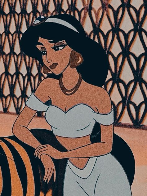 Jasmine Aladdin, Disney Jasmine, Disney Women, Old Disney, Princess Jasmine, Disney Aesthetic, Cartoon Profile, Cartoon Profile Pics, Disney Wallpaper