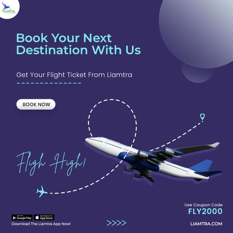 To book a Delhi to Imphal flight, you can visit the official website Liamtra.com. This portal offers attractive deals and discounts on flight tickets, which can help you save money on your travel expenses. Flight Ticket Design, Travel Advertising Design, Flight Logo, Air Ticket Booking, Book Flight, Web Ideas, Travel Creative, Best Flight Deals, Travel Advertising