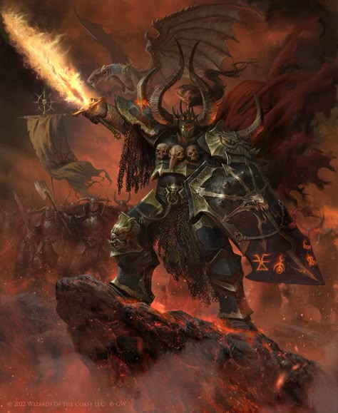 Archaon The Everchosen, Total Warhammer, Chaos Warrior, Warriors Of Chaos, Slaves To Darkness, Warhammer Fantasy Roleplay, Warhammer Chaos, Warhammer Aos, 40k Warhammer