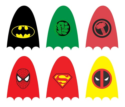 Printable Superhero Lollipop Cape Template Superhero Lollipop Capes Free Printables, Popcorn Cutouts, Superhero Lollipop, Superhero Printables Free, Marvel Crafts, Eyes Printable, Superhero Party Printables, Different Country Flags, Fairy Cut