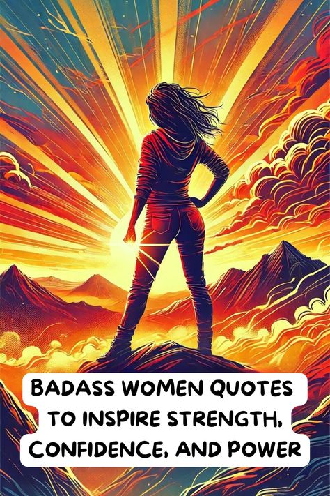 Unleash your inner strength with these badass women quotes! From modern influencers to iconic trailblazers, these empowering quotes celebrate the unstoppable spirit of women, inspiring confidence, power, and resilience. Perfect for daily motivation or sharing with strong women in your life. #BadassWomen #WomenEmpowerment #StrongWomen #Inspiration #Motivation #ConfidenceQuotes #FemalePower #EmpowerHer #GirlBoss #QuoteOfTheDay Inspirational Quotes Positive Women Empowerment, Strong Is Beautiful Quotes Fitness, Women’s Strength Quotes, Be The Queen Quotes, Strong Woman Tattoo Quotes, Quotes For Woman Power, Get Stronger Quotes, Self Empowering Quotes, Strong Women Affirmations