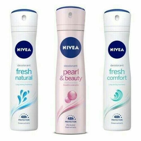 Découvrez la fraîcheur et la confiance avec la gamme de déodorants Nivea : Fresh Natural, Pearl & Beauty, et Fresh Comfort ! 
Nivea, votre allié incontournable pour rester frais, confiant et magnifique toute la journée. Choisissez Nivea pour une peau radieuse et une confiance inégalée. #NiveaFreshConfidence Women Deodorant, Hygiene Essentials, Romance Perfume, Nivea Deodorant, Skincare Kit, Deodorant For Women, Diy Body Scrub, Shower Skin Care, Comfort Women