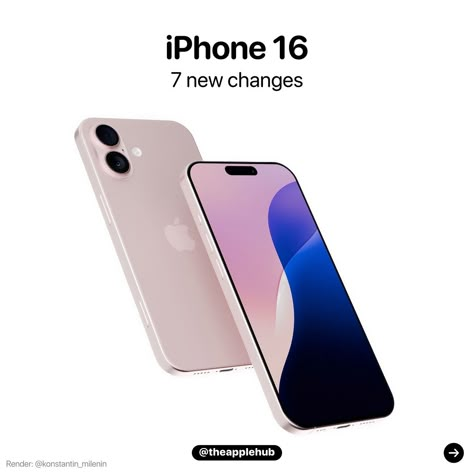 These are seven new changes coming with the iPhone 16 and iPhone 16 Plus! Is it worth the upgrade? Iphone 16 Plus, Janet Guzman, New Iphone, Iphone 16, Milan, Vision Board, Iphone, Collage, Pins