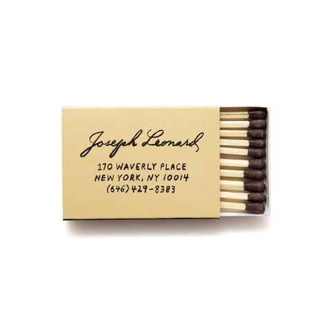 Matchbook Diaries on Instagram: “Joseph and Leonard are the names of @g.stulman ‘s grandfathers. #josephleonard #westvillage” Matchbox Business Card, Match Box Aesthetic, Restaurant Matches, Matchbooks Wedding, Match Books, Match Boxes, Matchbook Art, Custom Matches, Matchbox Art