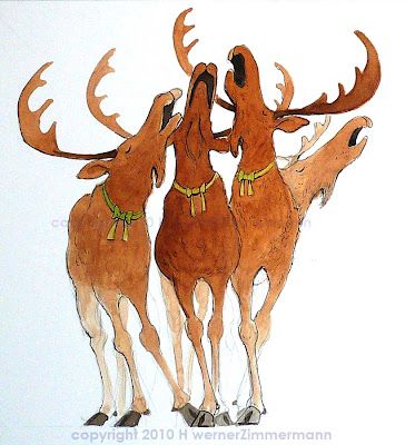 Free Christmas Clip Art, Moose Clipart, Moose Illustration, Christmas Clipart Free, Moose Pictures, Moose Decor, Diy Christmas Paintings, Christmas Clip Art, Prismacolor Art