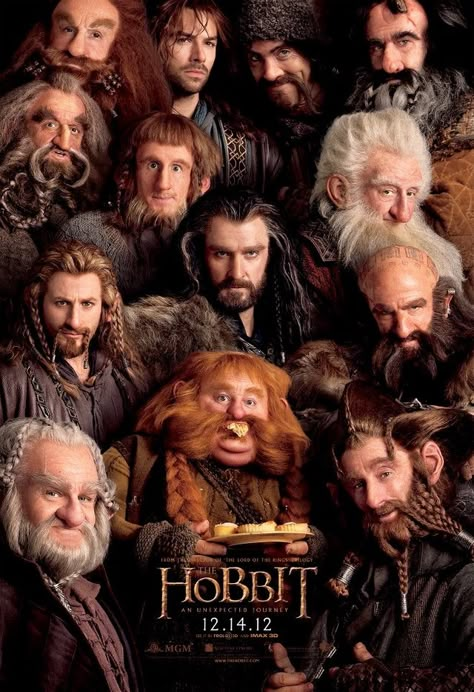 El Hobbit Está empezó bien, pero va algo lenta Hobbit Poster, Hobbit Dwarves, Hobbit Movie, The Hobbit An Unexpected Journey, Hobbit An Unexpected Journey, Beau Film, Fili And Kili, Hobbit Art, The Hobbit Movies