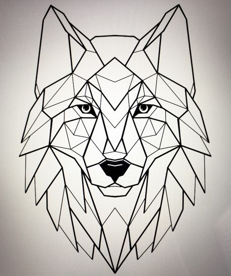 Procreate Vector, Tato Mandala, Geometric Art Animal, رسم كاريكاتير, Geometric Wolf, Polygon Art, Geometric Design Art, Geometric Drawing, Geometric Animals