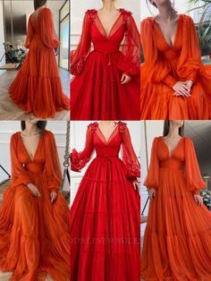 Modest Evening Dress, Pretty Quinceanera Dresses, Woman In Red, Modest Dresses Casual, Top Wedding Dresses, Long Sleeve Evening Dresses, Crisp Autumn, Trendy Outfit Ideas, Fairytale Dress