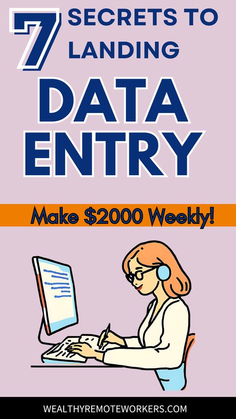 Learn insider tips for finding high-paying data entry opportunities that fit your schedule. Data Entry Jobs From Home For Beginners, Amazon Data Entry Jobs, Online Data Entry Jobs At Home, Part Time Data Entry Jobs From Home, Work From Home Data Entry, Remote Data Entry Jobs, Data Entry Jobs From Home, Data Entry Clerk, Typing Skills